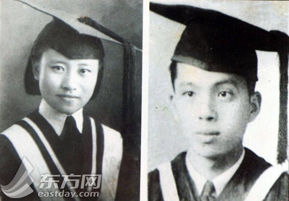 两人1945年结婚时的合影97岁的曹越华(左)和98岁的王德懿夫妇复制链接