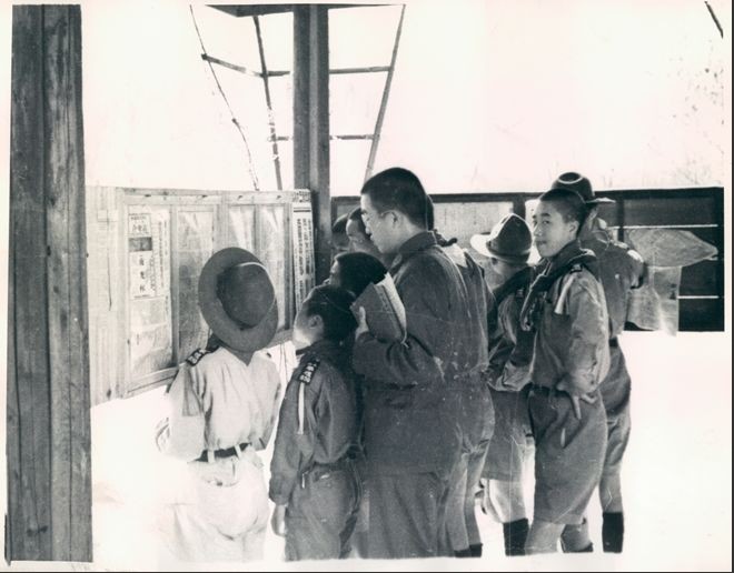 1937年，长沙的童子军。