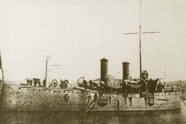 江南船坞仿“永丰”舰所建造的“永绩”号炮舰。