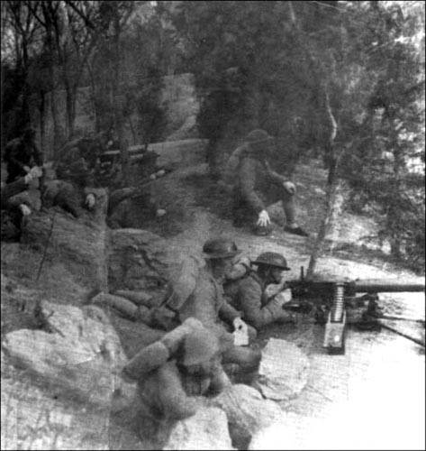 1943年6月6日，正在进行军事训练的韩国光复军