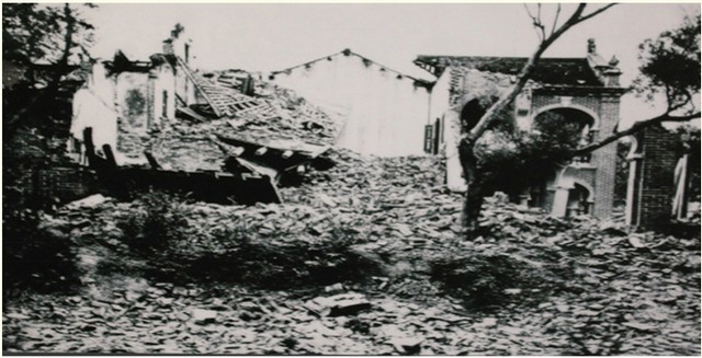 1939年9月20日，日寇6架战机疯狂轰炸大田县城，炸毁大田初中（现大田一中）和抗战内迁的集美水产航海、商业、农林高级职业学校校舍。
