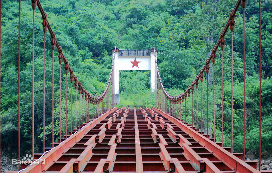 百色起义红军桥图片